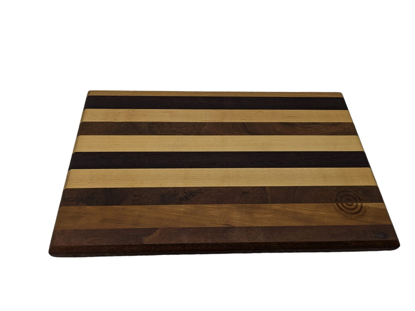 Edge Grain Cutting Board - Cherry, Padauk, Walnut - 12.5x8x1 Inch