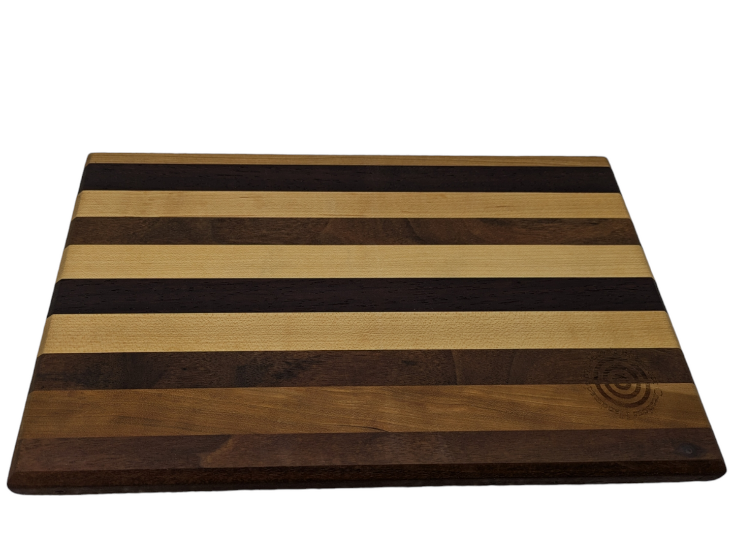 Edge Grain Cutting Board - Cherry, Padauk, Walnut - 12.5x8x1 Inch